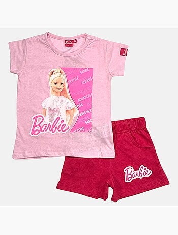 Barbie - Conjunto T-shirt e calções