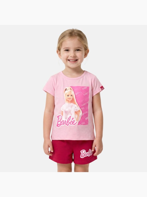 Barbie - Conjunto T-shirt e calções - Kiabi Barbie - Conjunto T-shirt e calções - Kiabi