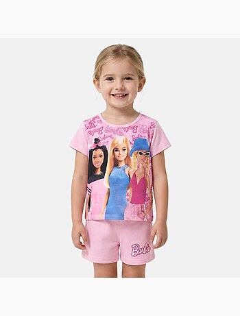 Barbie - Conjunto T-shirt e calções