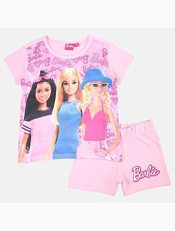 Barbie - Conjunto T-shirt e calções