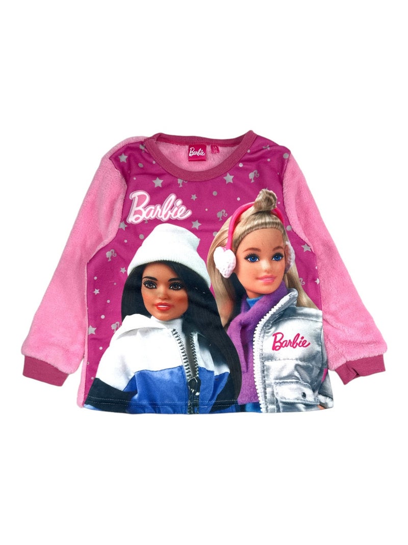 Barbie - Pijama menina com estampa Rosa - Kiabi
