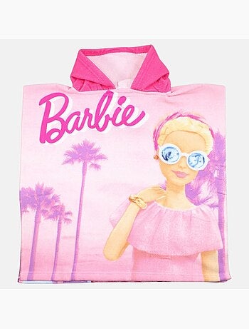 Barbie - Poncho de banho com estampa menina