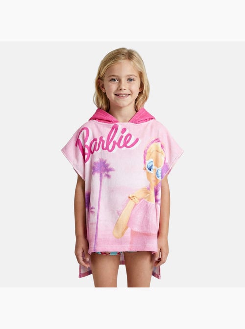 Barbie - Poncho de banho com estampa menina - Kiabi