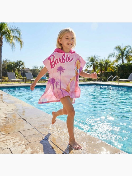 Barbie - Poncho de banho com estampa menina - Kiabi