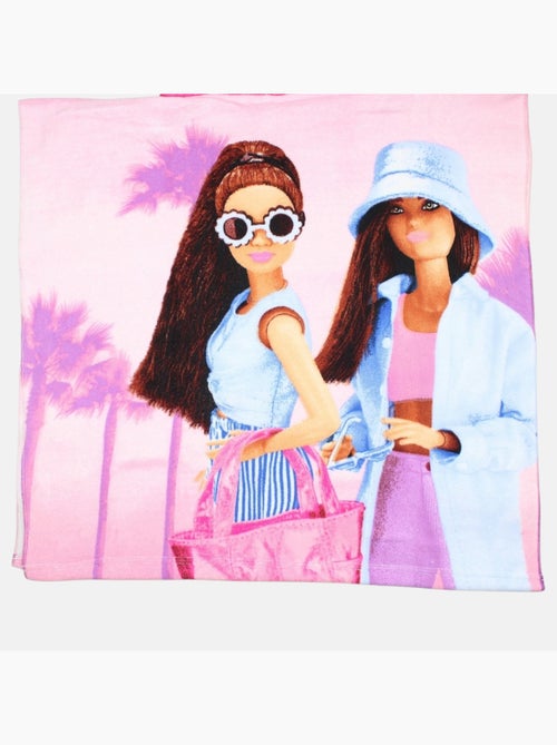 Barbie - Poncho de banho com estampa menina - Kiabi