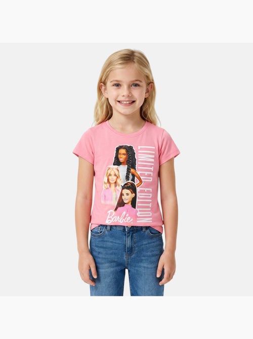 Barbie - T-shirt manga curta menina - Kiabi