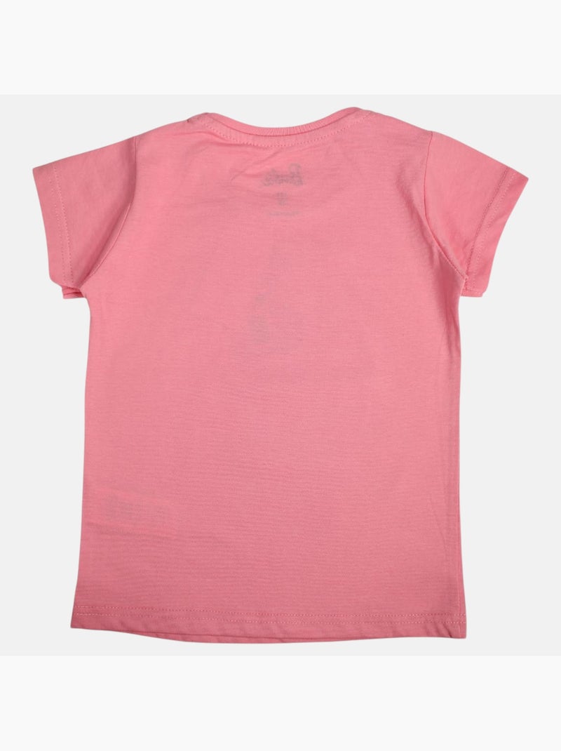 Barbie - T-shirt manga curta menina Rosa - Kiabi