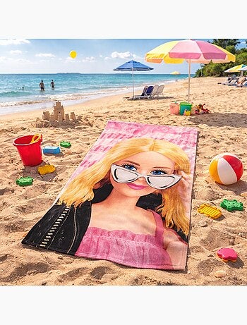 Barbie - Toalha poliéster menina