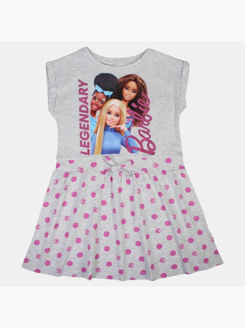 Barbie - Vestido menina Cinza - Kiabi