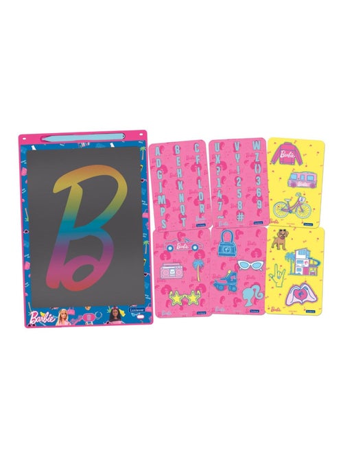 Barbie 11'' multicolor eink aprendizagem tablet de desenho com stencils - Kiabi