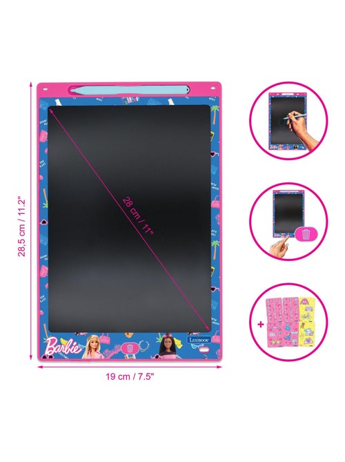 Barbie 11'' multicolor eink aprendizagem tablet de desenho com stencils - Kiabi