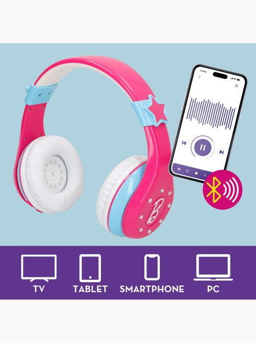 Barbie auscultadores para crianças c/bluetooth - Kiabi
