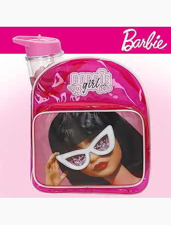 Barbie conjunto de acessórios com mochila para colorir