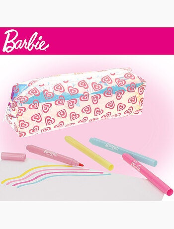 Barbie conjunto de acessórios com mochila para colorir