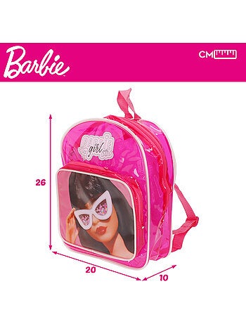 Barbie conjunto de acessórios com mochila para colorir