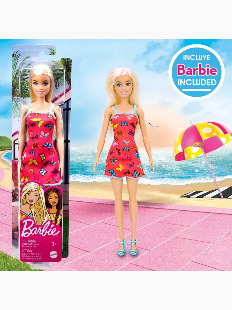 Barbie conjunto de balde de praia com boneca, acessórios e saco de transporte N/D - Kiabi