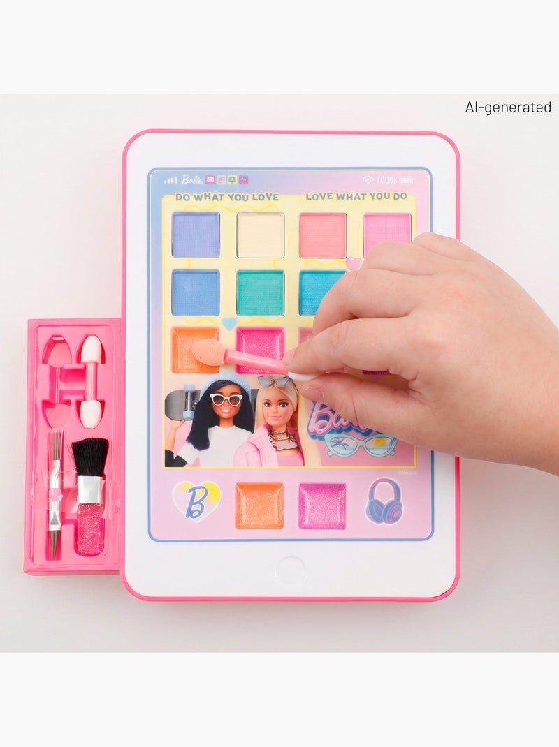 Barbie conjunto de maquiagem infantil com tablet (+5 anos) N/D - Kiabi