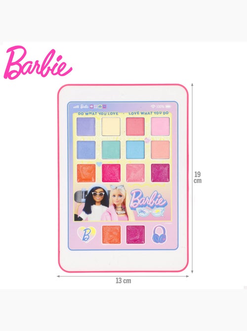 Barbie conjunto de maquiagem infantil com tablet (+5 anos) - Kiabi