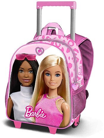 Barbie Fashionista Mochila 3D com Rodas Pequena, Rosa