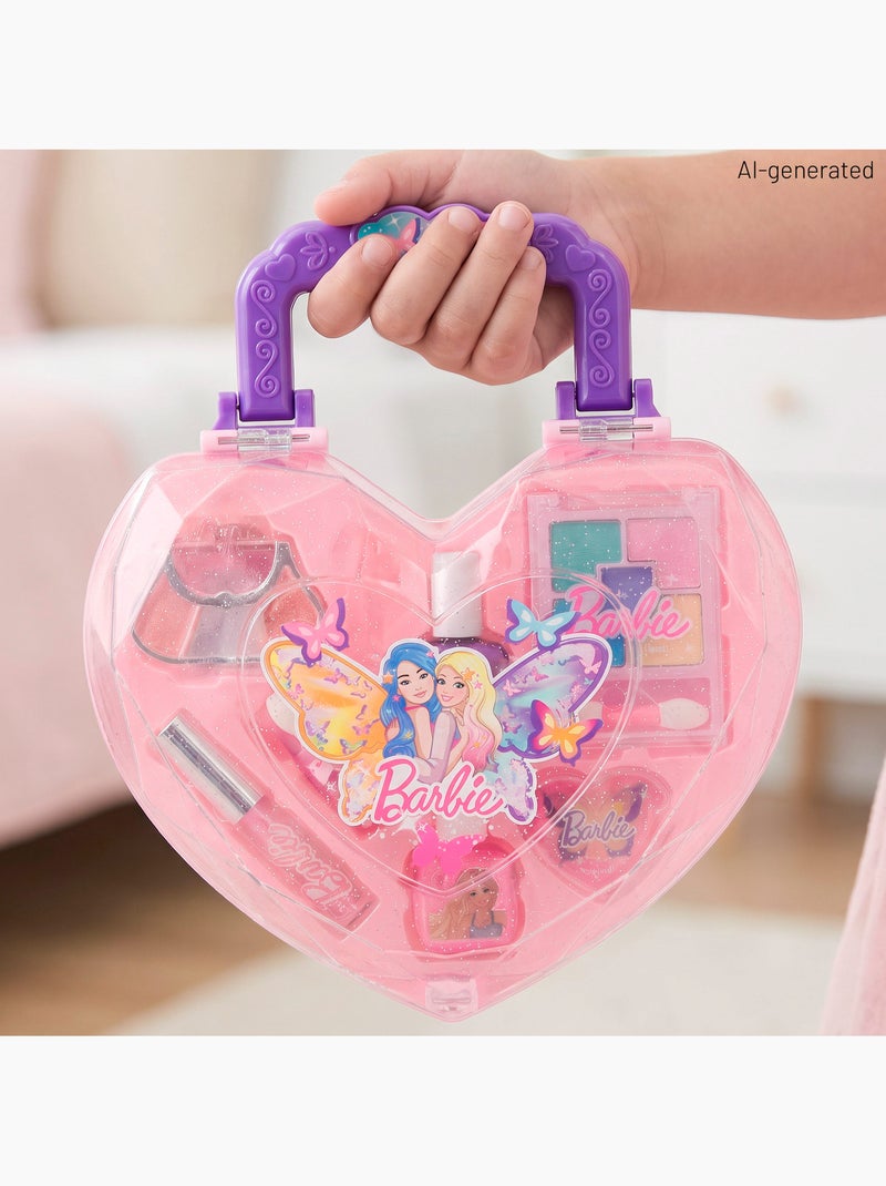 Barbie kit de maquiagem infantil coração +5 anos N/D - Kiabi