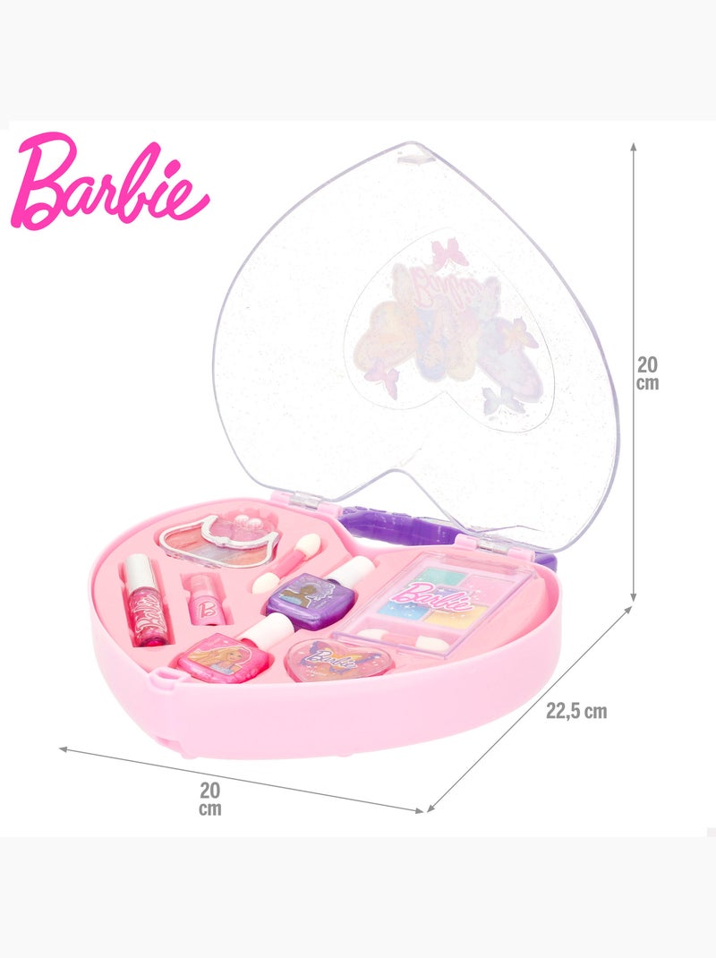 Barbie kit de maquiagem infantil coração +5 anos N/D - Kiabi
