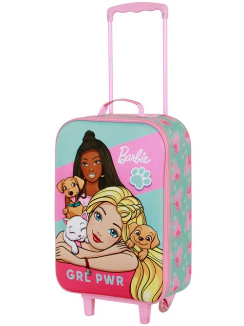 Barbie Pets Mala Trolley Soft 3D, Rosa - Kiabi