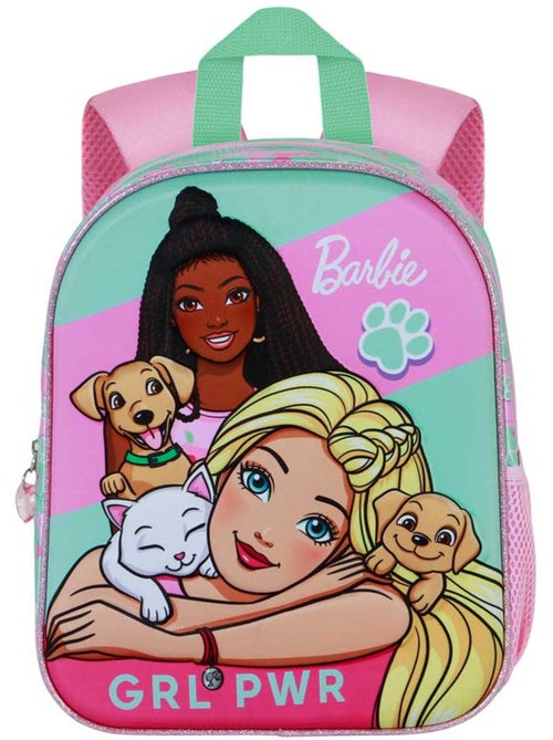 Barbie Pets Mochila 3D Elite, Rosa - Kiabi Barbie Pets Mochila 3D Elite, Rosa - Kiabi