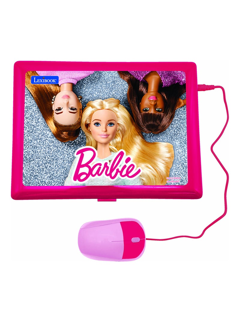 Barbie portátil educativo falante bilingue 124 actividades em francês e inglês Rosa - Kiabi