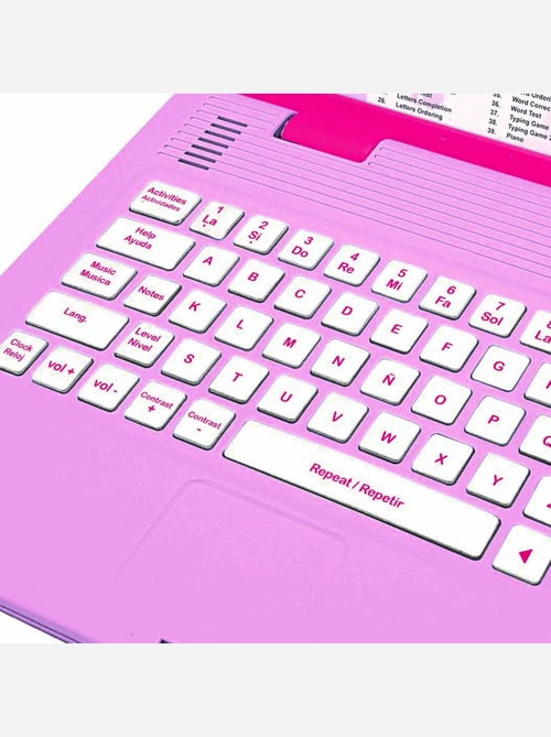 Barbie portátil educativo falante bilingue 124 actividades em inglês e espanhol - Kiabi