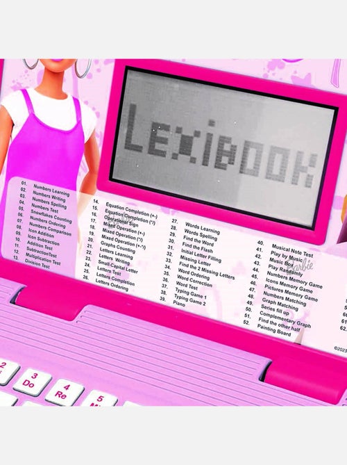 Barbie portátil educativo falante bilingue 124 actividades em inglês e espanhol - Kiabi