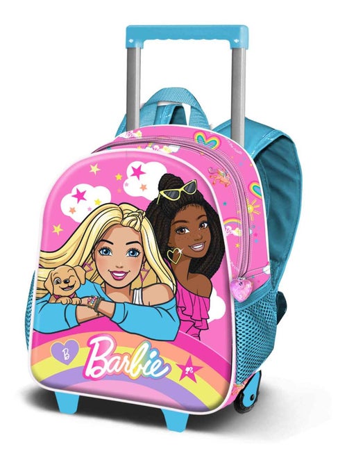Barbie Rainbowy Mochila 3D com Rodas Pequena, Rosa - Kiabi