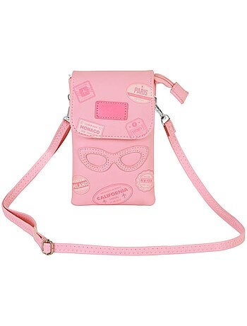 Barbie Travel Bolsa de Telemóvel, Rosa