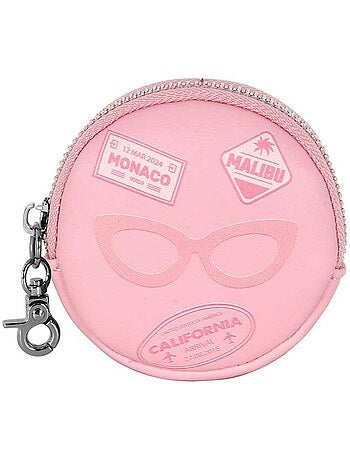 Barbie travel porta-moedas cookie, rosa