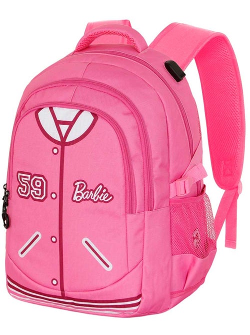 Barbie Varsity Mochila Running PLUS, Rosa - Kiabi