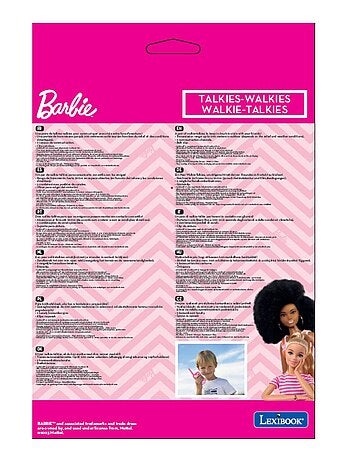 Barbie walkietalkies até 120m