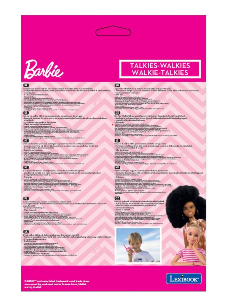 Barbie walkietalkies até 120m N/D - Kiabi