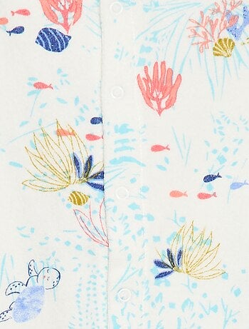 Barboteuse de mangas curtas 'Petit Béguin'