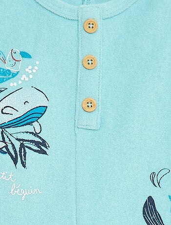 Barboteuse sem mangas 'Petit Béguin'