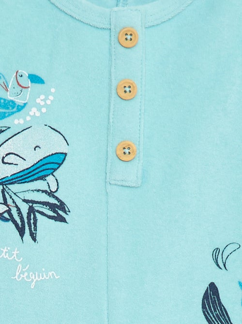 Barboteuse sem mangas 'Petit Béguin' - Kiabi