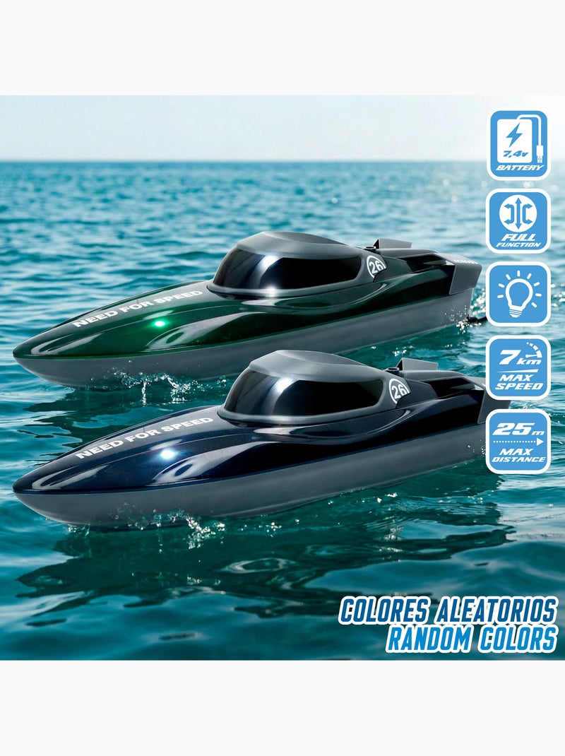 Barco de brinquedo com controlo remoto gira 360º speed & go N/D - Kiabi