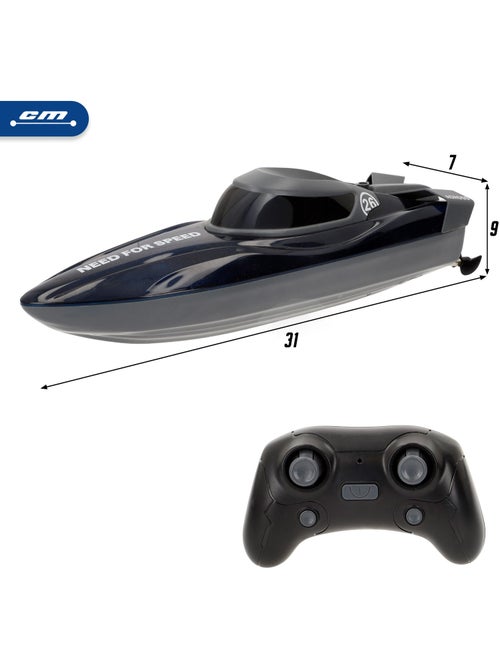 Barco de brinquedo com controlo remoto gira 360º speed & go - Kiabi Barco de brinquedo com controlo remoto gira 360º speed & go - Kiabi