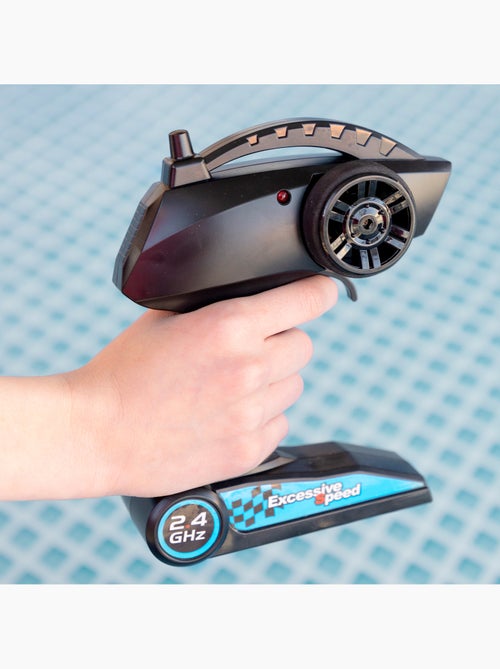 Barco policial com controle remoto 36 cm racing boat - Kiabi