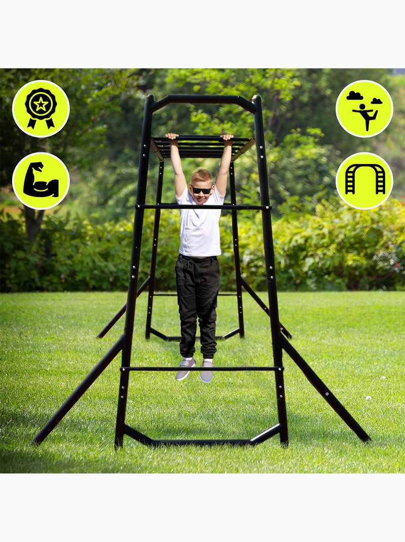 Barra de ginástica hypermotion swing hyp21 para crianças e adultos Prata - Kiabi