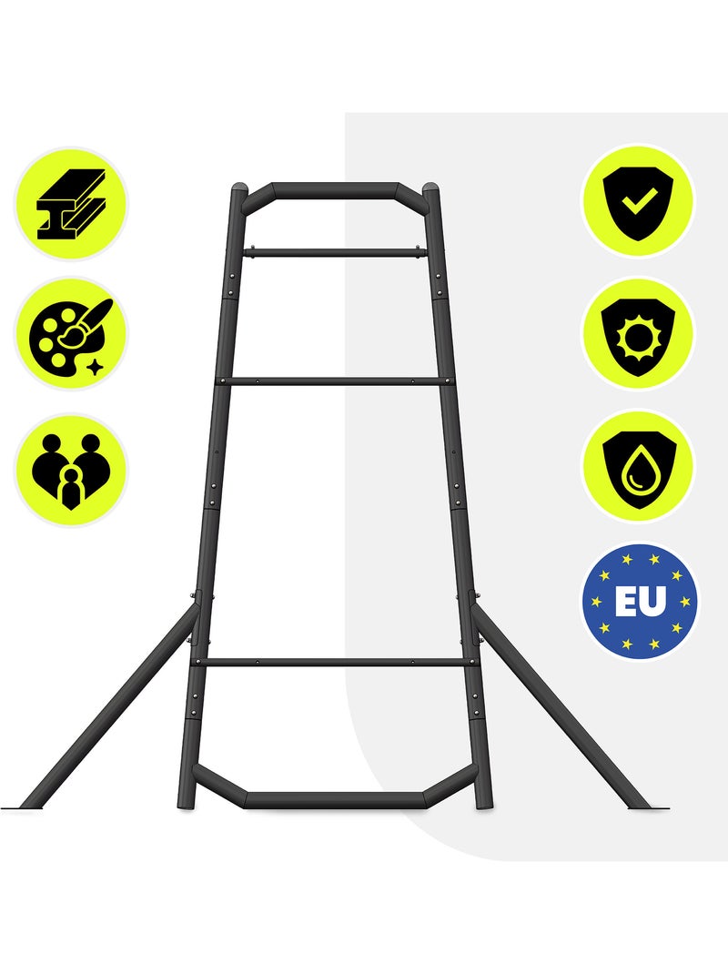 Barra de ginástica hypermotion swing hyp21 para crianças e adultos Prata - Kiabi