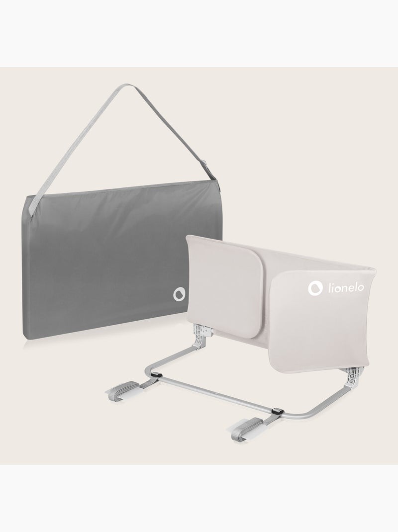 Barreira de cama LIONELO Lora – Dobrável – Proteção contra quedas – Saco incluído Bege - Kiabi