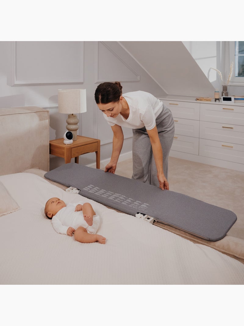 Barreira de cama LIONELO Lora – Dobrável – Proteção contra quedas – Saco incluído Cinza - Kiabi