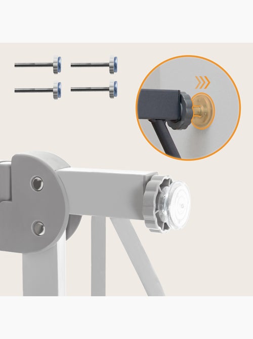 Barreira de segurança para bebés LIONELO Truus – 75–105 cm – Fixação por pressão – Sem perfuração - Kiabi