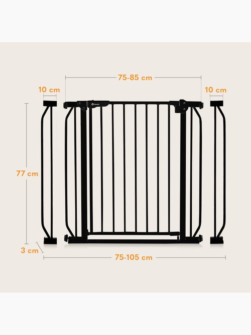 Barreira de segurança para bebés LIONELO Truus – 75–105 cm – Fixação por pressão – Sem perfuração - Kiabi