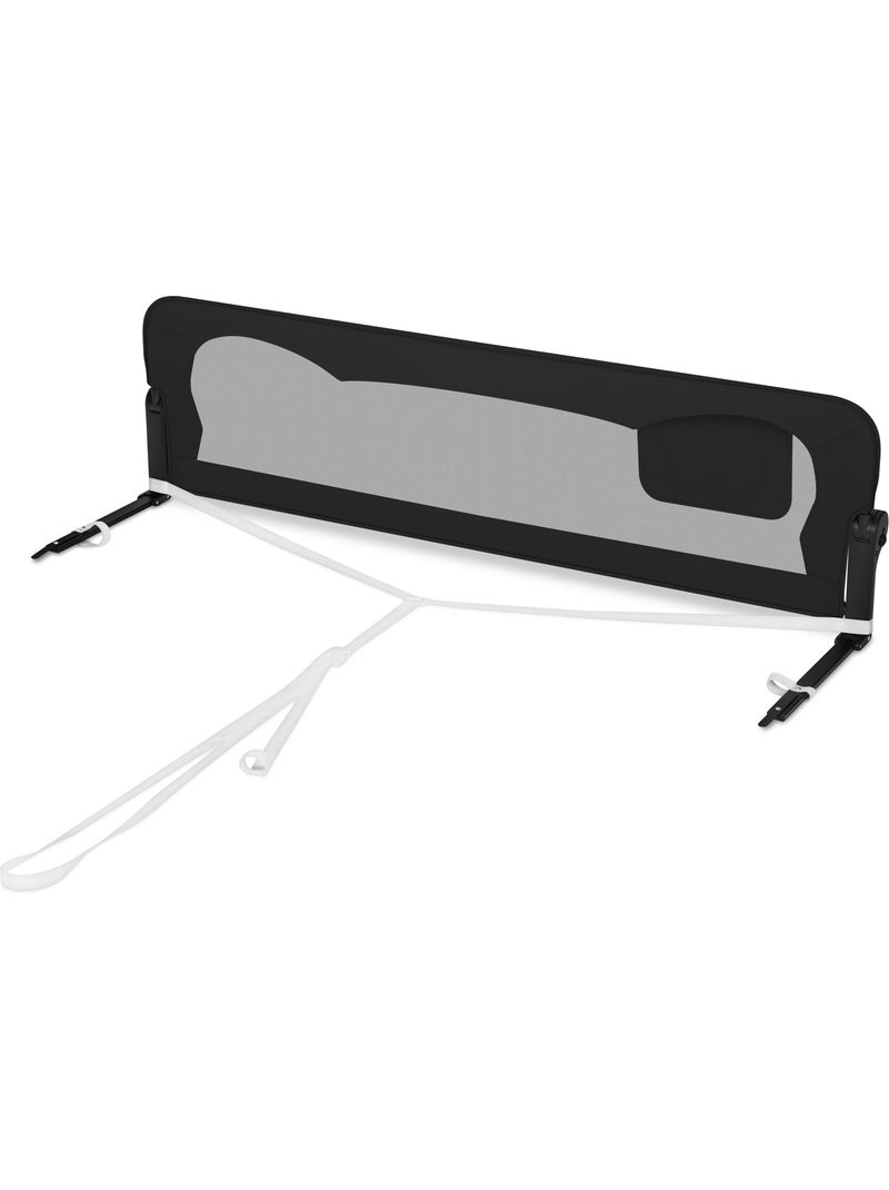 Barreira para berço LIONELO Eva - 150 cm - Proteção anti-queda - Rede ventilada dobrável Preto - Kiabi