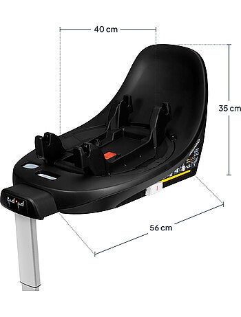 Base ISOFIX - LIONELO Moxie Plus i-Size - Giratória a 360° - Dobrável - Suporte estabilizador
